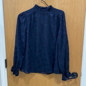 Ann Taylor blouse. Navy